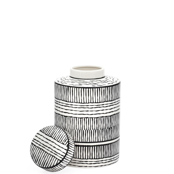 media image for takara pattern ceramic decorative canister by torre tagus 2 256
