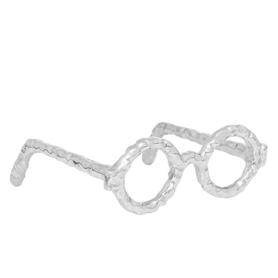 product image for lennon hammered aluminum eyeglass decor sculpture by torre tagus 3 76