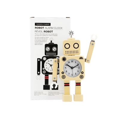 product image for robot alarm clock by torre tagus 7 58