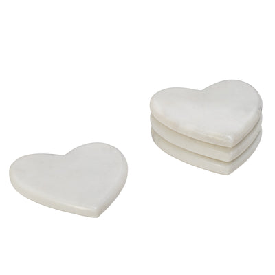 product image of marble heart 4 piece 4 coaster set 1 521
