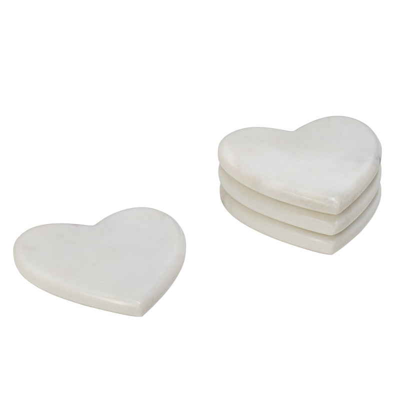 media image for marble heart 4 piece 4 coaster set 1 268