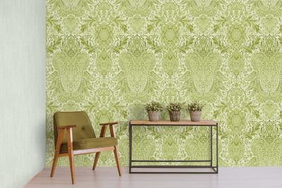 product image for Tahiti Avocado Wallpaper from the Tropical Collection by Galerie Wallcoverings 4