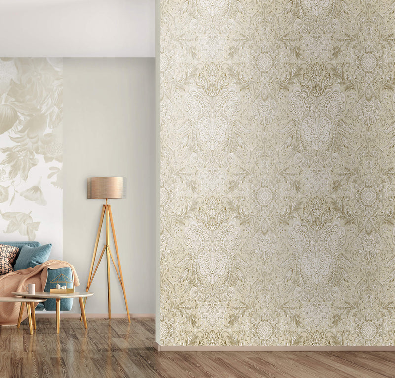 media image for Tahiti Pine Nut Wallpaper from the Tropical Collection by Galerie Wallcoverings 246