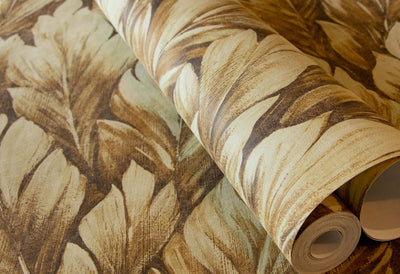 product image for Samoa Peanut Wallpaper from the Tropical Collection by Galerie Wallcoverings 33