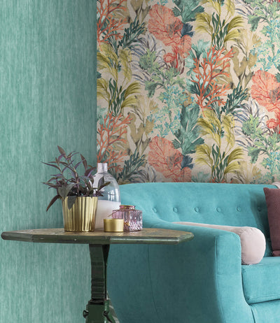 product image for Tuvalu Blue Banana Wallpaper from the Tropical Collection by Galerie Wallcoverings 4