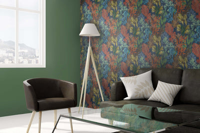 product image for Bora Bora Blueberry Wallpaper from the Tropical Collection by Galerie Wallcoverings 37