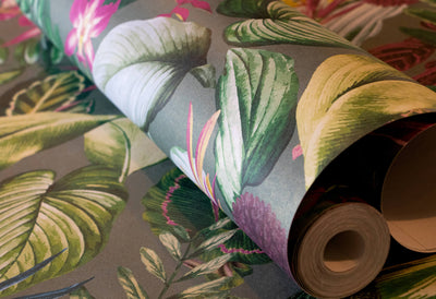 product image for Kiribati Watermelon Wallpaper from the Tropical Collection by Galerie Wallcoverings 76