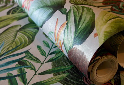 product image for Kiribati Avocado Wallpaper from the Tropical Collection by Galerie Wallcoverings 27