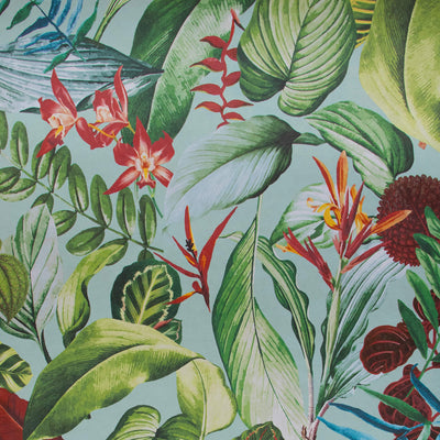 product image of Kiribati Blue Banana Wallpaper from the Tropical Collection by Galerie Wallcoverings 528