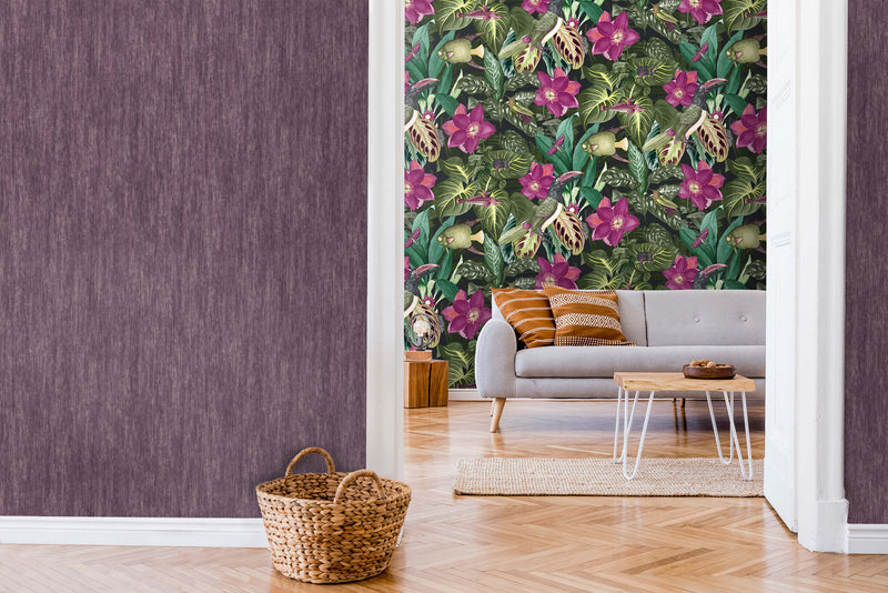 media image for Palau Berry Wallpaper from the Tropical Collection by Galerie Wallcoverings 212