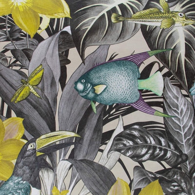product image of Palau Blackberry Wallpaper from the Tropical Collection by Galerie Wallcoverings 536
