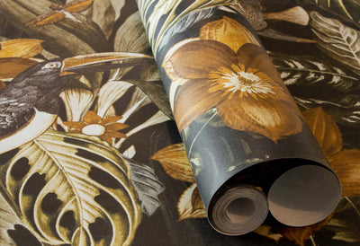 product image for Palau Walnut Wallpaper from the Tropical Collection by Galerie Wallcoverings 22