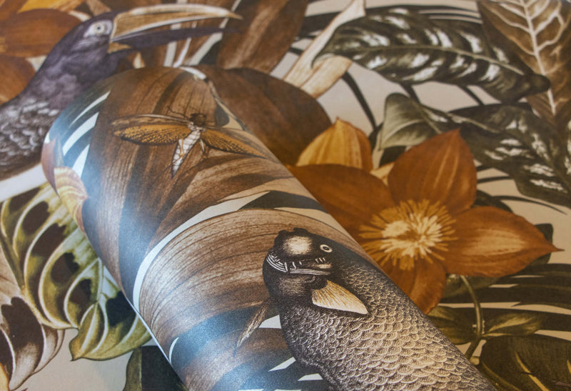 media image for Palau Peanut Wallpaper from the Tropical Collection by Galerie Wallcoverings 275