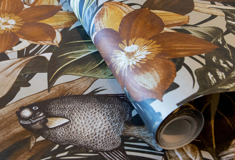 media image for Palau Peanut Wallpaper from the Tropical Collection by Galerie Wallcoverings 273