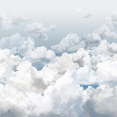 product image of Clouds Sky Blue Wall Mural from the Crafted Collection by Galerie Wallcoverings 565