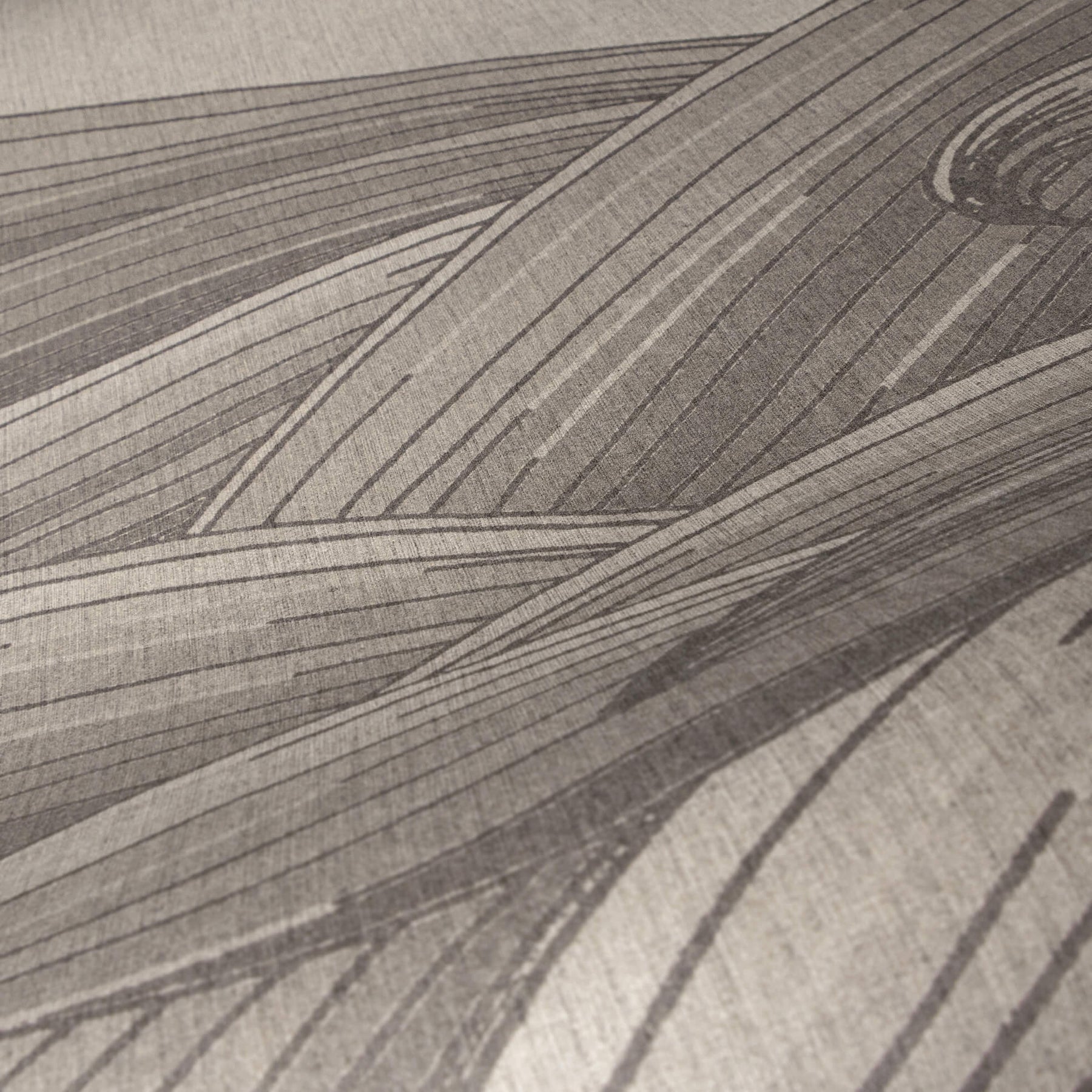 Shop Waves Taupe Grey Wall Mural from the Crafted Collection Burke Decor