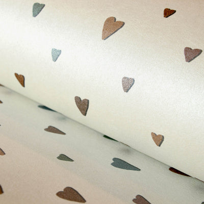 product image for Colored Hearts Pearl Wallpaper from the Great Kids Collection by Galerie Wallcoverings 38