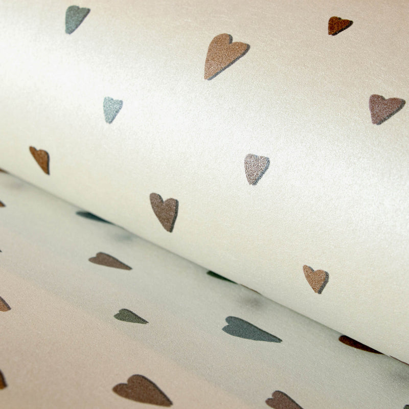 media image for Colored Hearts Pearl Wallpaper from the Great Kids Collection by Galerie Wallcoverings 259