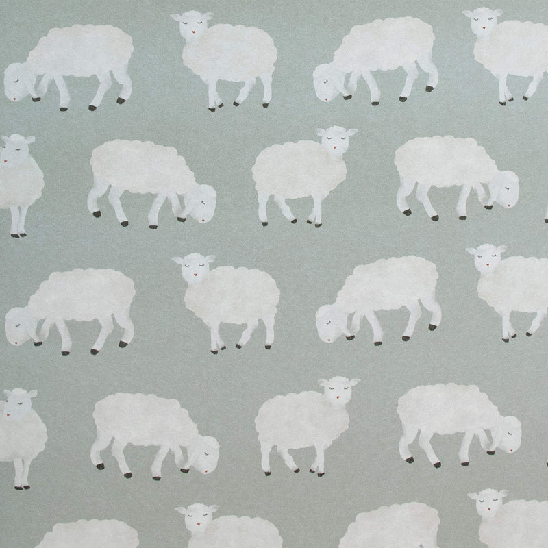 media image for Sweet Sheep Sage Wallpaper from the Great Kids Collection by Galerie Wallcoverings 26