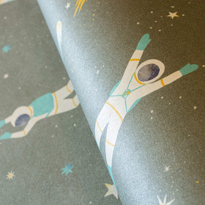 product image for Super Space Dark Green Wallpaper from the Great Kids Collection by Galerie Wallcoverings 55