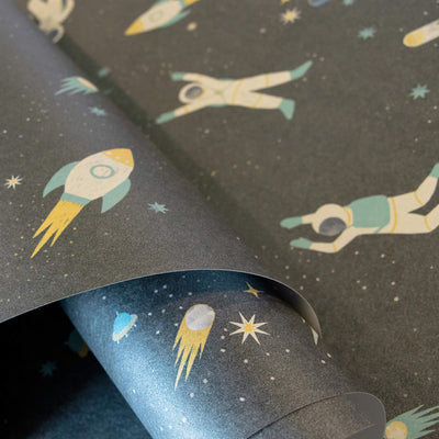 product image for Super Space Blue Wallpaper from the Great Kids Collection by Galerie Wallcoverings 18