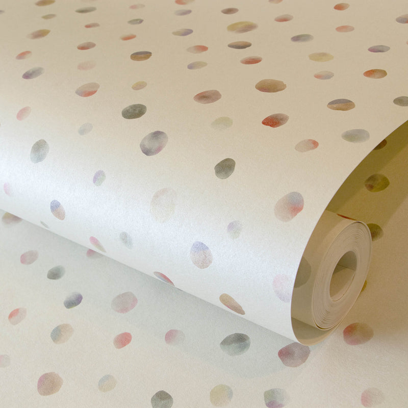 media image for Watercolor Dots Pearl Wallpaper from the Great Kids Collection by Galerie Wallcoverings 293