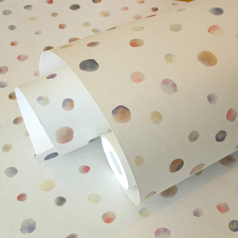 media image for Watercolor Dots Pearl Wallpaper from the Great Kids Collection by Galerie Wallcoverings 29