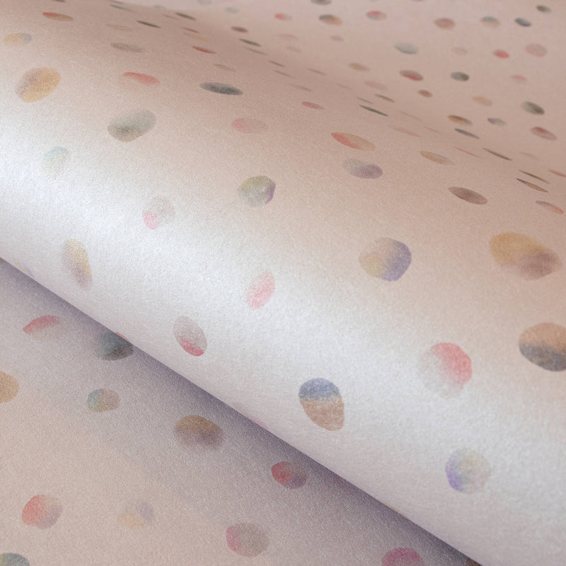 media image for Watercolor Dots Rose Wallpaper from the Great Kids Collection by Galerie Wallcoverings 238