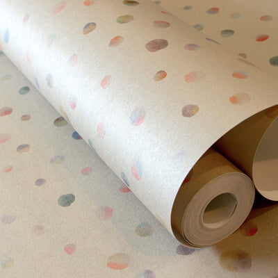 Shop Watercolor Dots Beige Wallpaper from the Great Kids Collection ...