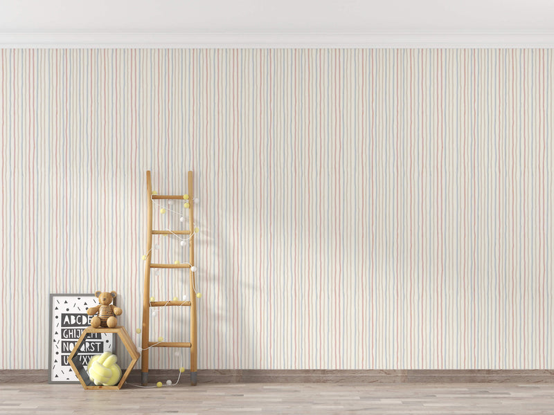 media image for Stripes Pearl Wallpaper from the Great Kids Collection by Galerie Wallcoverings 244