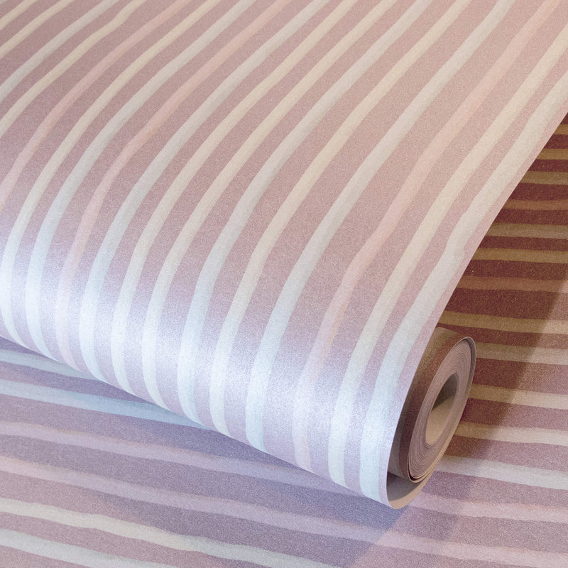 media image for Stripes Dark Rose Wallpaper from the Great Kids Collection by Galerie Wallcoverings 251