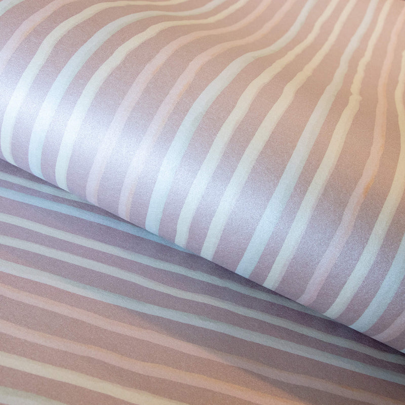 media image for Stripes Dark Rose Wallpaper from the Great Kids Collection by Galerie Wallcoverings 218