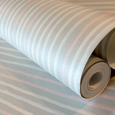 product image for Stripes Sage Wallpaper from the Great Kids Collection by Galerie Wallcoverings 92