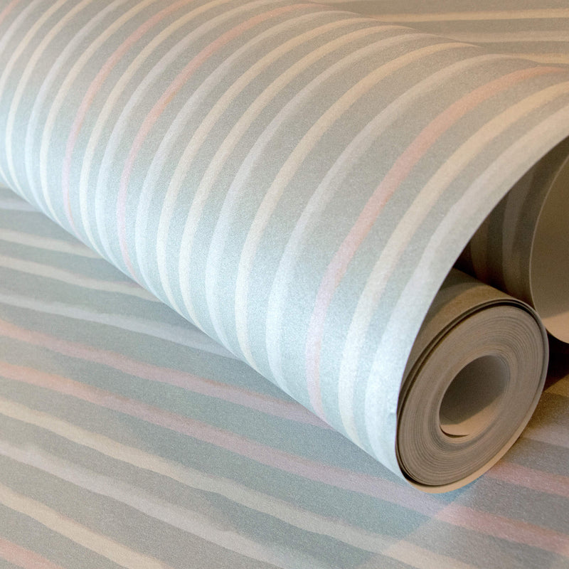 media image for Stripes Sage Wallpaper from the Great Kids Collection by Galerie Wallcoverings 226