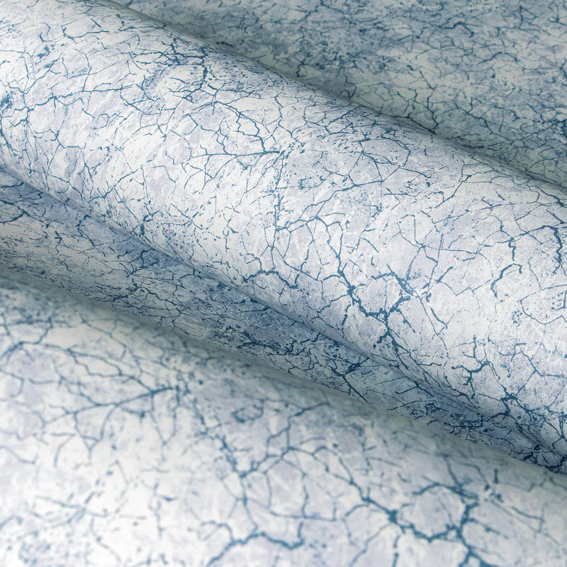 media image for Bento Chalky Blue Wallpaper from the Azulejo Collection by Galerie Wallcoverings 213