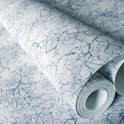 product image for Bento Chalky Blue Wallpaper from the Azulejo Collection by Galerie Wallcoverings 60