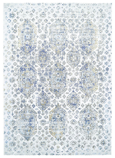 product image for Crowford White and Gold Rug by BD Fine Flatshot Image 1 46