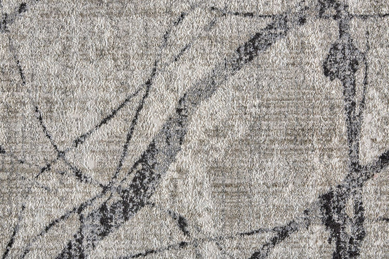 media image for Kiba Warm Gray and Charcoal Rug by BD Fine Texture Image 1 281