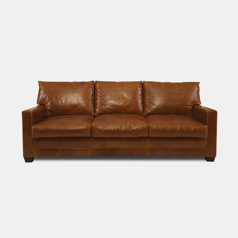 media image for Lawson Leather Sofa in Sequoia Bombay 261