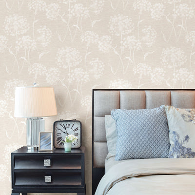product image for Carolyn Cream Dandelion Wallpaper from the Nature by Advantage Collection by Brewster Home Fashions 99