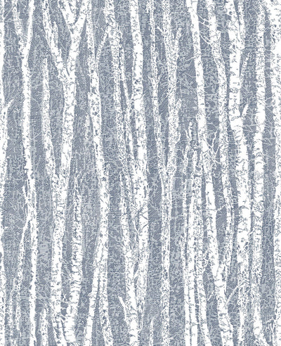 product image of sample toyon blue birch tree wallpaper from the nature by advantage collection by brewster home fashions 1 535