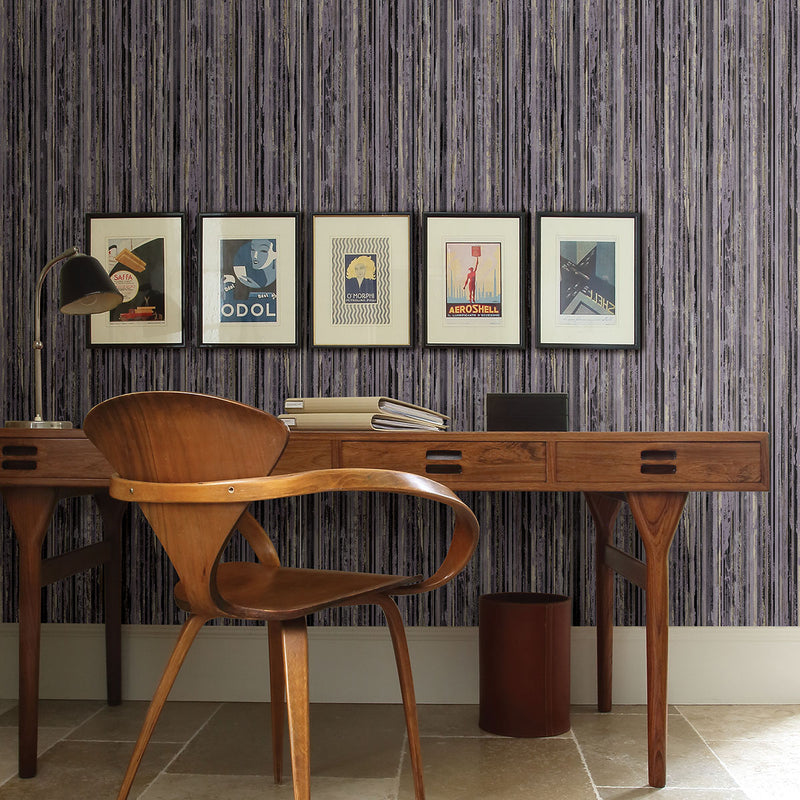 media image for Taylor Grey Stripe Wallpaper from the Nature by Advantage Collection by Brewster Home Fashions 241