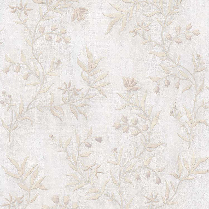 media image for Dahlia Ivory Trail Wallpaper from the Nature by Advantage Collection by Brewster Home Fashions 234