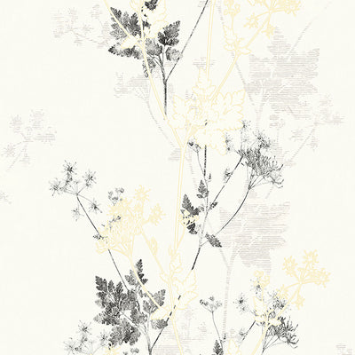 product image of Tara Ivory Sprig Wallpaper from the Nature by Advantage Collection by Brewster Home Fashions 573