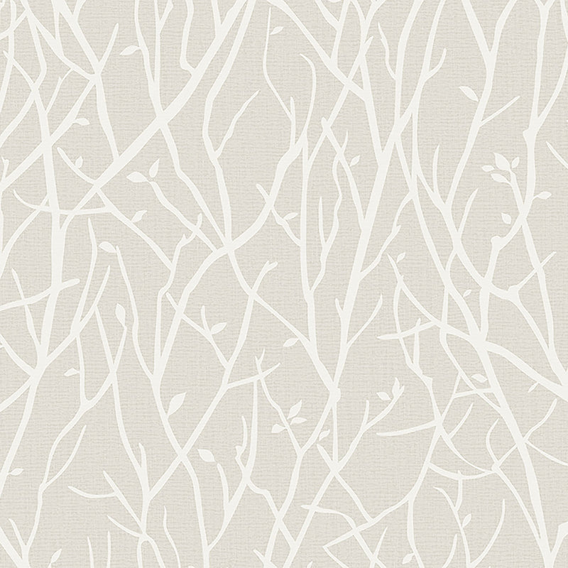 media image for Kaden Bone Branches Wallpaper from the Nature by Advantage Collection by Brewster Home Fashions 253