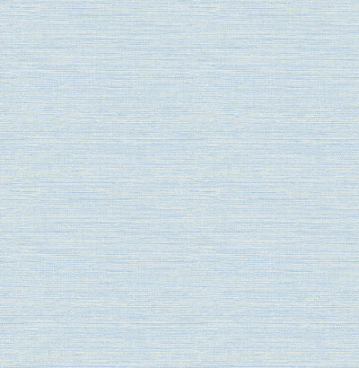 product image of Agave Blue Faux Grasscloth Wallpaper 529