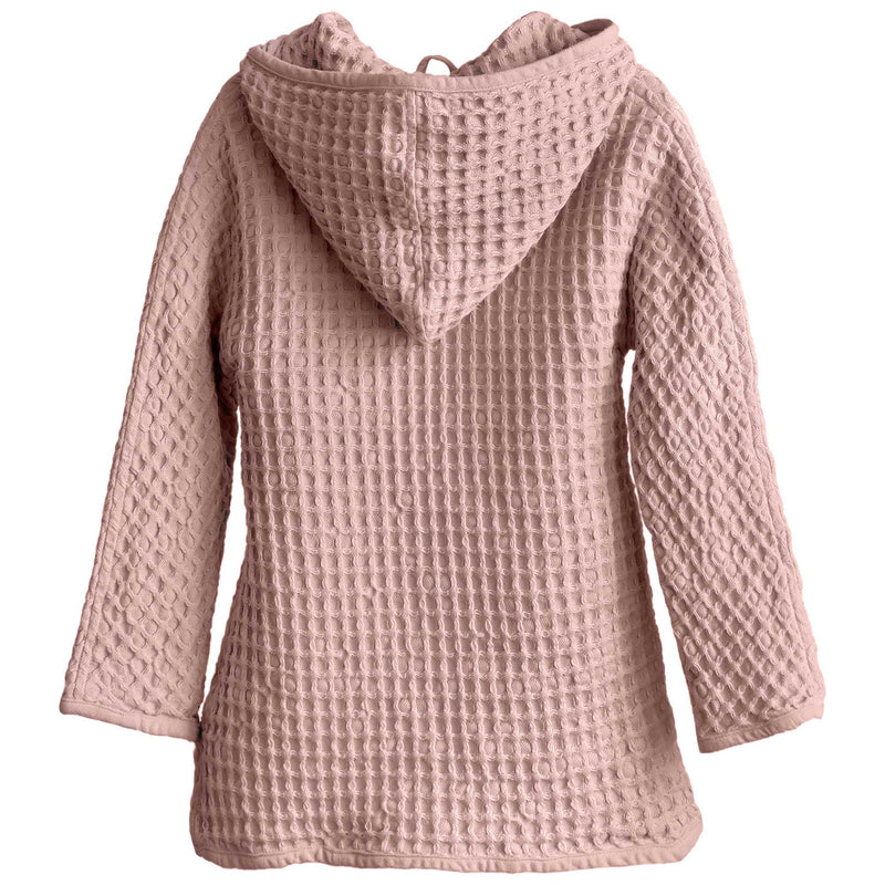media image for big waffle junior bathrobe in multiple colors design by the organic company 4 234