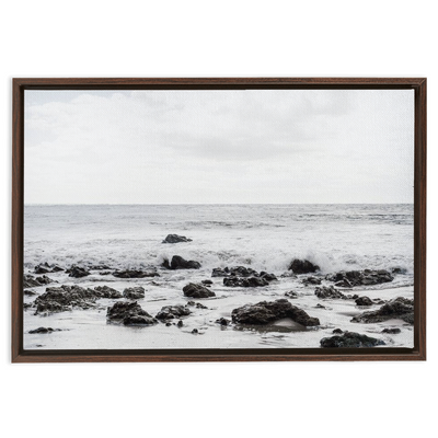 product image for winter shore framed canvas 6 8