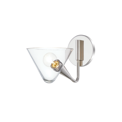 product image for isabella 1 light wall sconce by mitzi h327101 agb 3 7