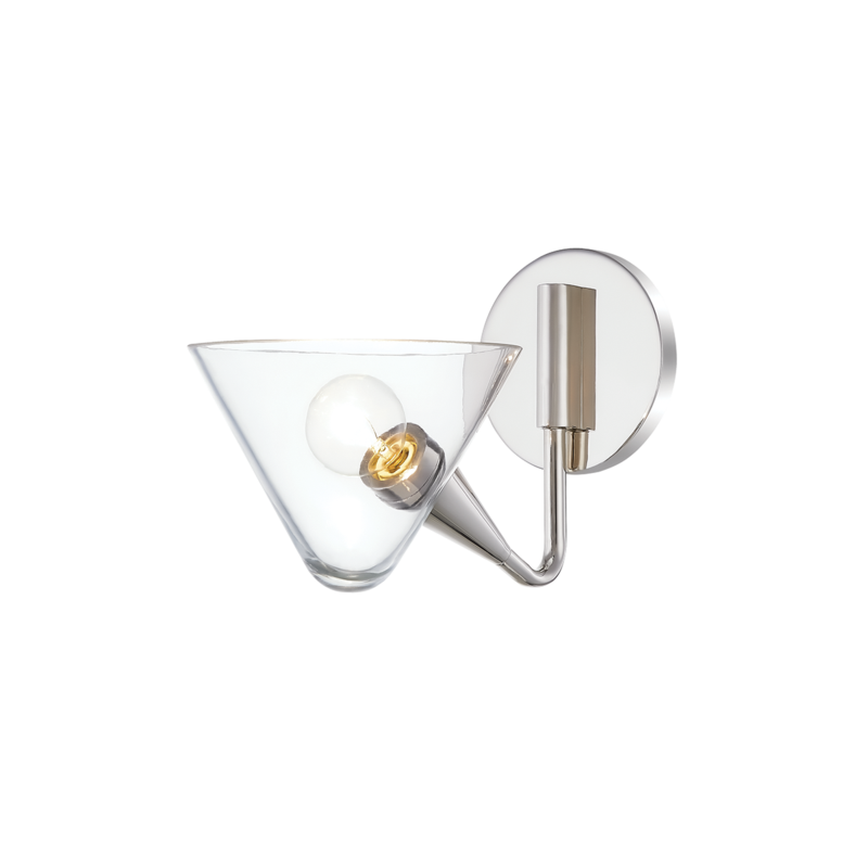 media image for isabella 1 light wall sconce by mitzi h327101 agb 3 241